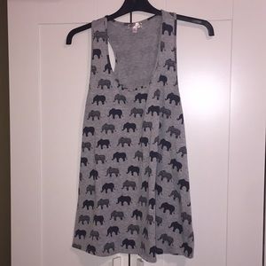 Maternity racer back tank